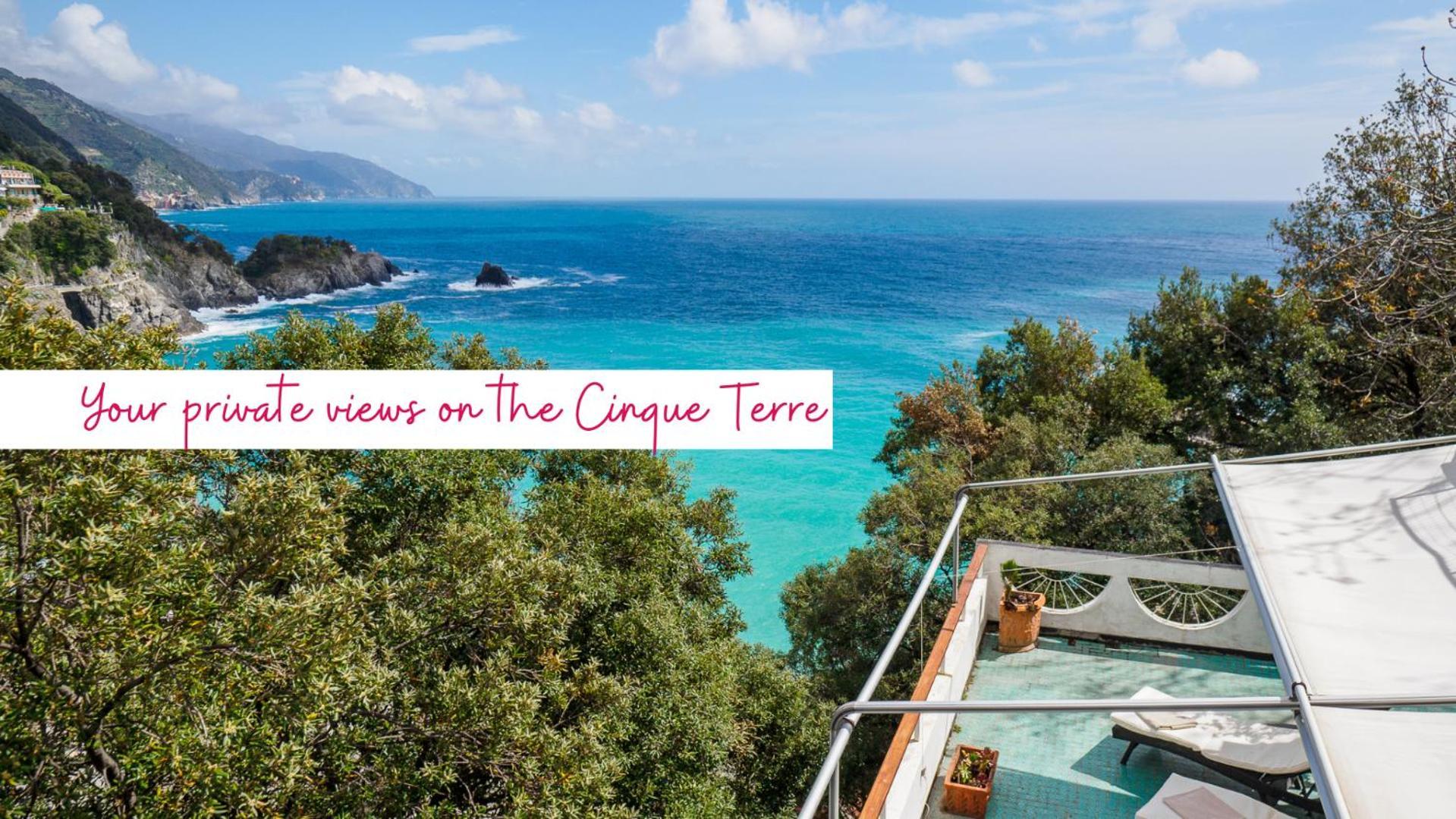 Villa Tanca With Ac, Terrace And Views Monterosso al Mare Luaran gambar