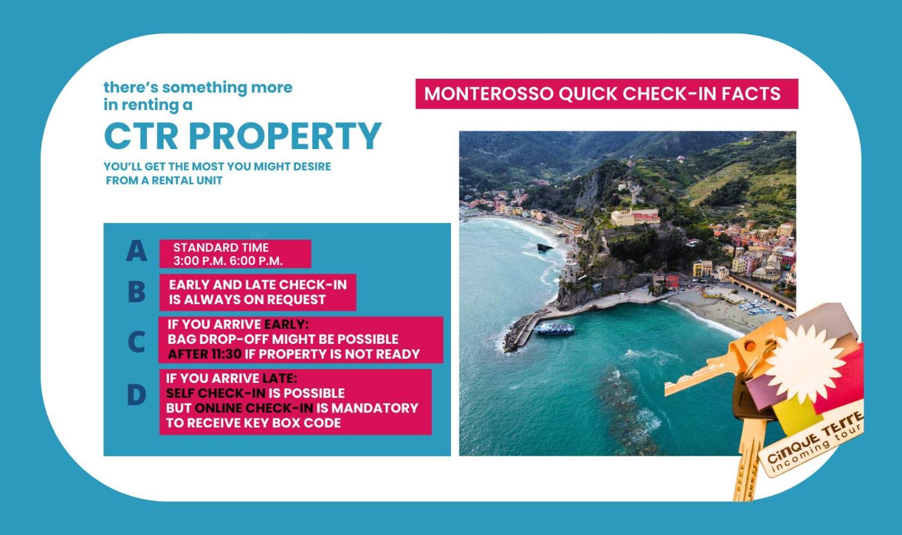 Villa Tanca With Ac, Terrace And Views Monterosso al Mare Luaran gambar